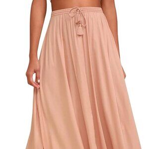 Flowy Lightweight Maxi Skirt - XL